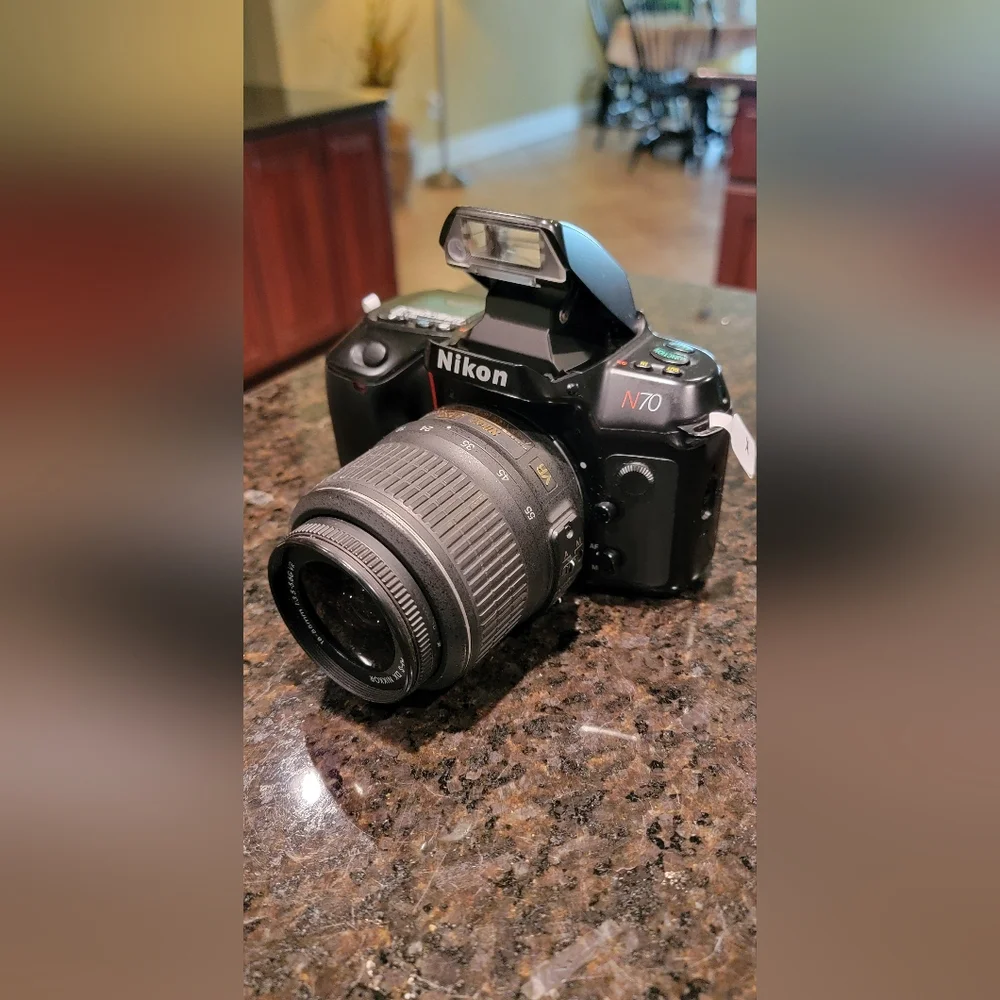 NIKON N70-(Black) Nikon -Nikkor 18-55mm Lens-Camera